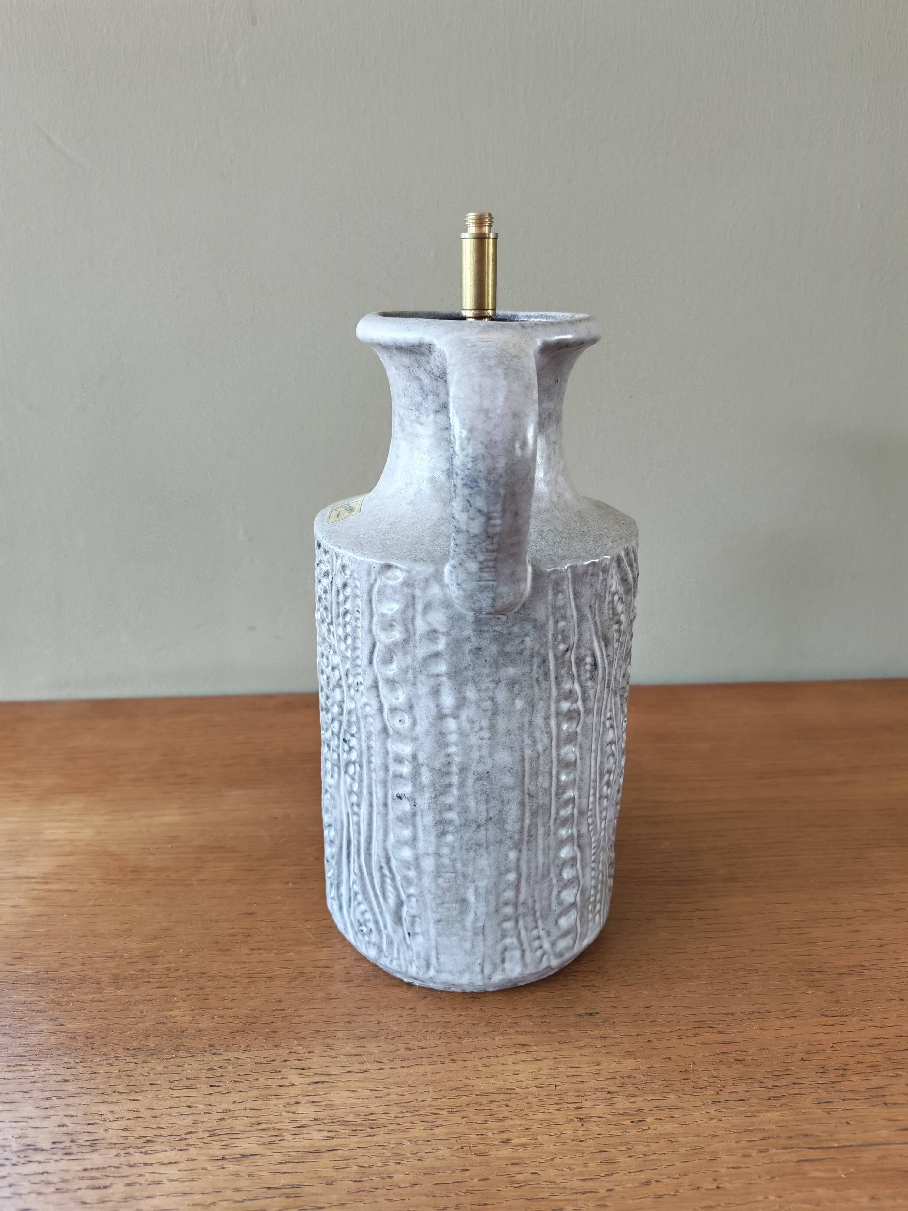 Vintage ceramic lamp base or vase
