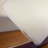Teak and acrylic wall lamp