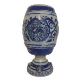 Antique glazed stoneware vase from Westerwald, early 20th century.