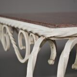 Vintage table by carrara carrara marmo and worn marma, 40s