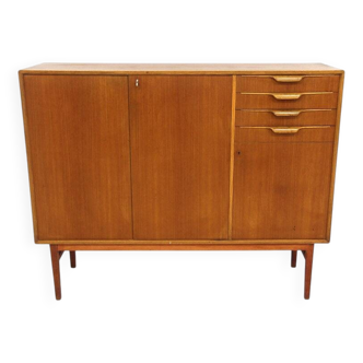 Enfilade scandinave en teck, Bertil Fridhagen, Bodafors, Suède, 1960
