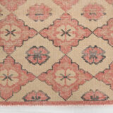 Antique handmade vintage rug 202x138cm