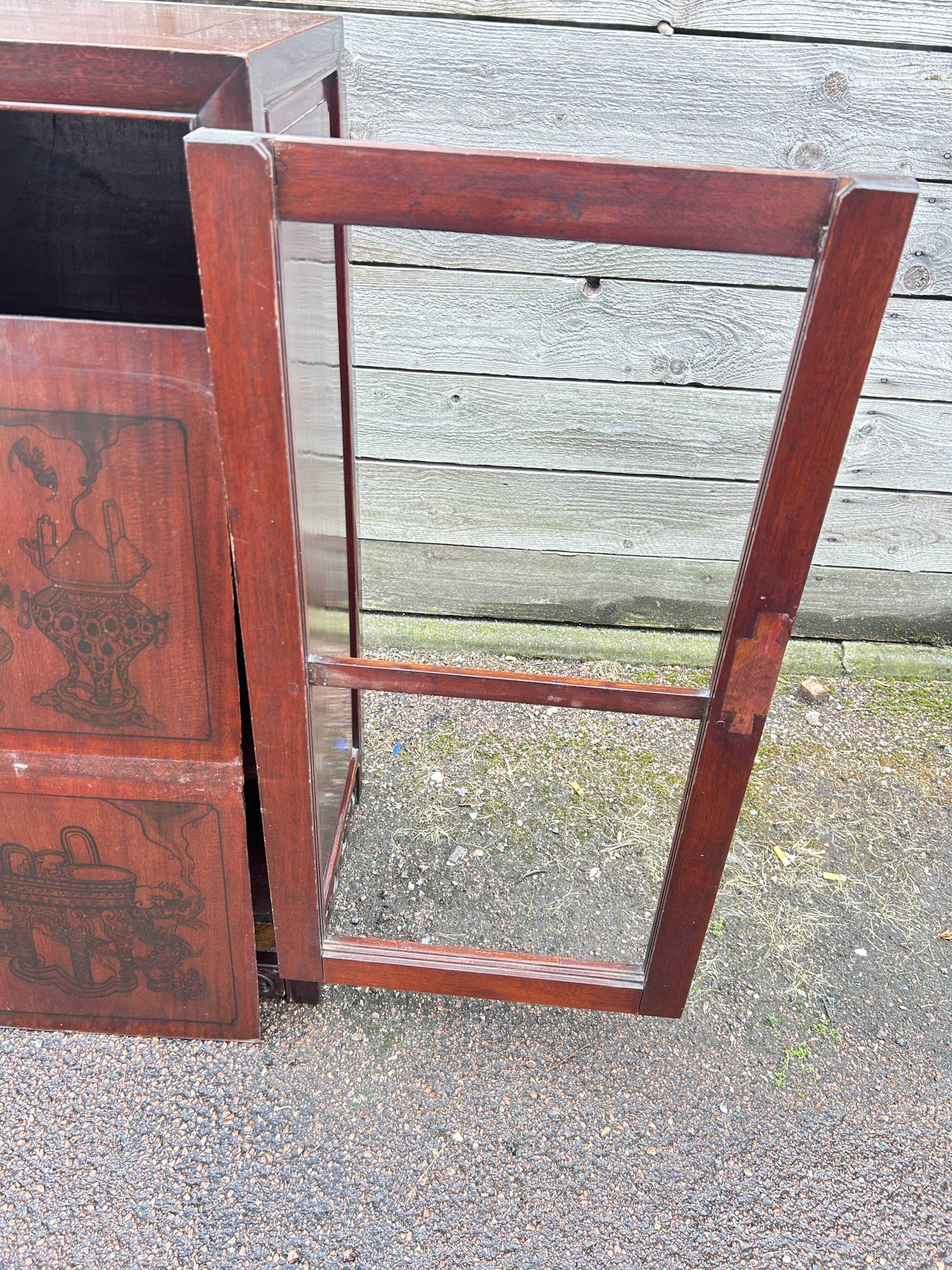 Small cabinet with one door, Indonesian.