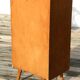 Chiffonnier 7 tiroirs chêne clair 1960