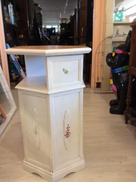 Painted bedside table
