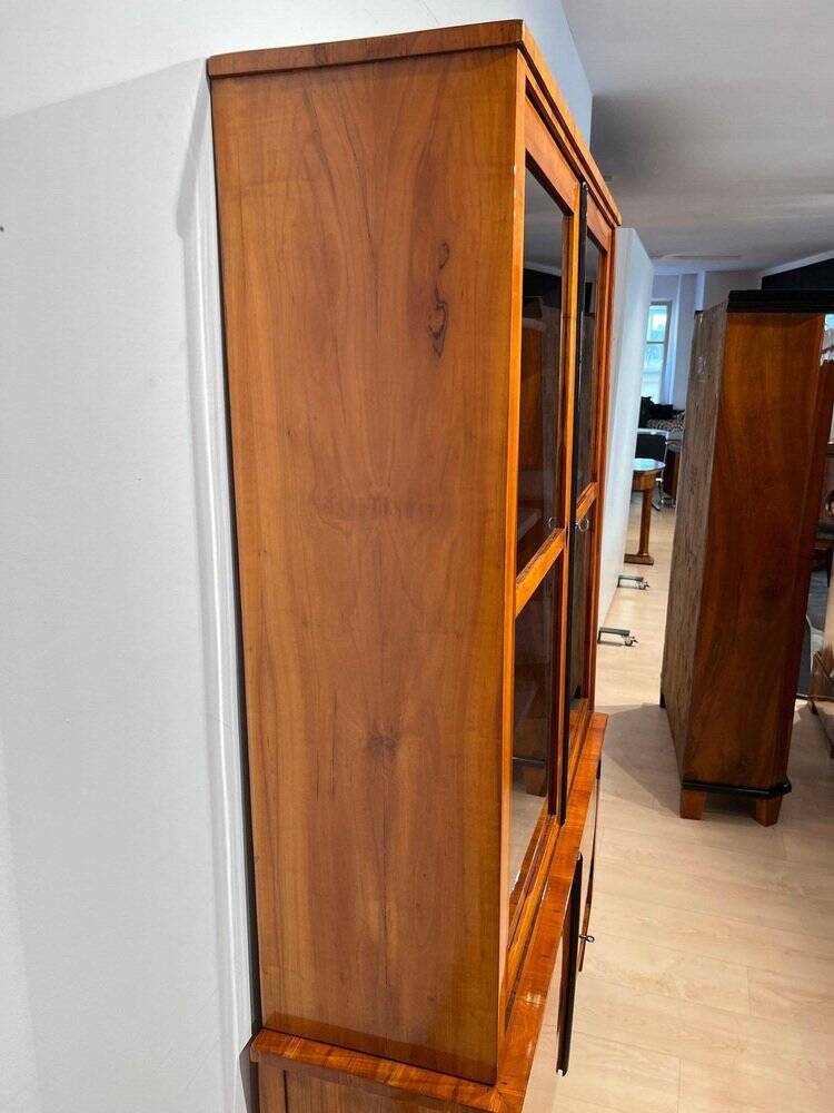 Biedermeier Top Showcase or Vitrine in Cherry Wood, South Germany, 1830