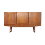 Danish teak sideboard with sliding doors, 1960
