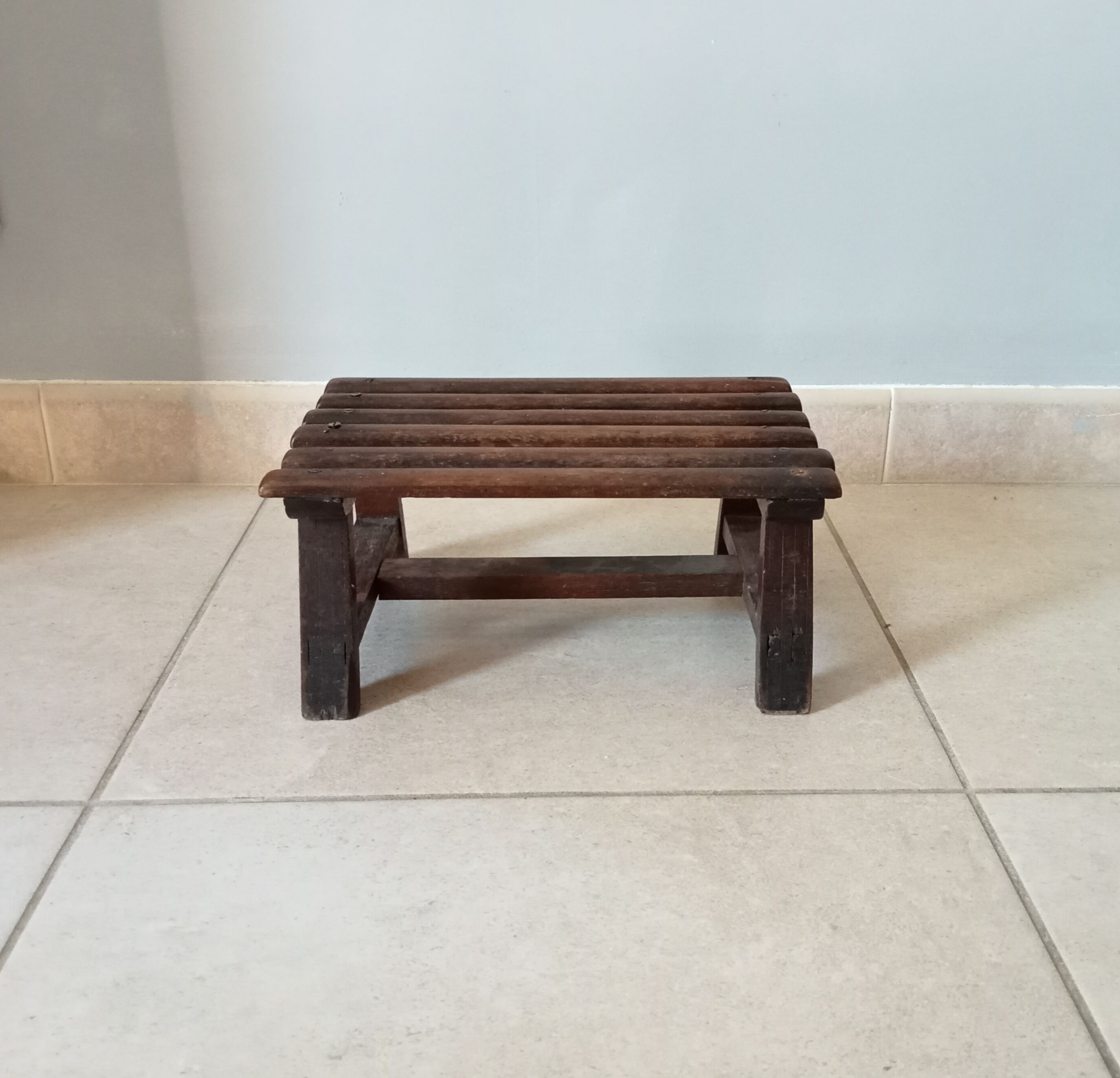 Vintage plant carry stool