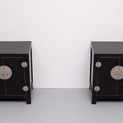 pair Chinese Black Night stands 1970s