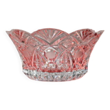 Klein Michel for Baccarat: chiseled crystal bowl circa 1950