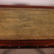 flat desk with two drawers from the early 19th century in mahogany - England circa 1