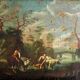 École flamande, « Paysage de Campagne », huile sur toile, XVIIème siècle