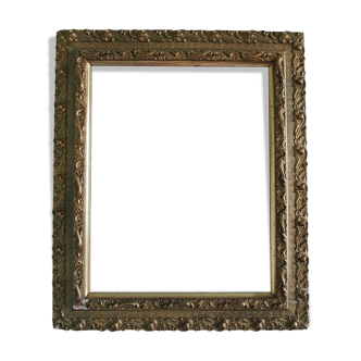 Gold stucco moulding wooden frame