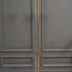 Halogen gilded metal floor lamp 1980 modernist