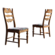 Chaises en chêne à dossier haut Razorblade vintage par Kjærnulf, années 1960, design danois