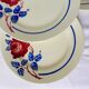 4 vintage K&G Luneville dessert plates, Chantal model