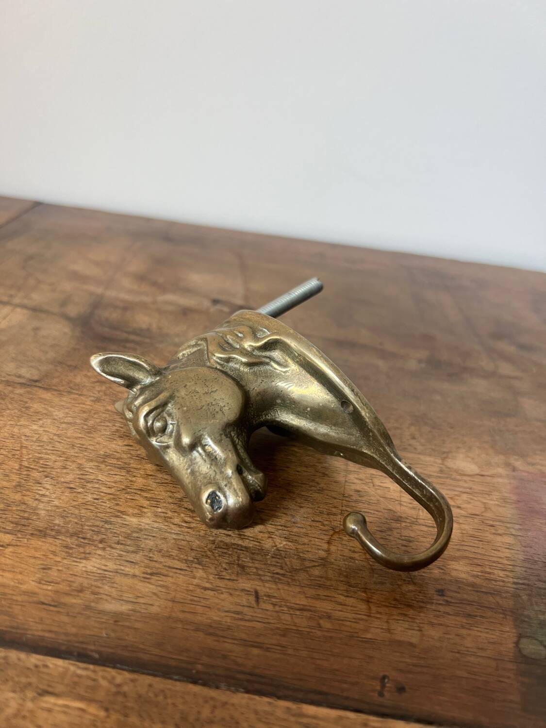Horse head coat hook