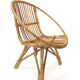 Fauteuil enfant vintage en rotin par Rohe Noordwolde