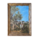 Painting Provencal school "Animated landscape" signed Jane Colat XIX ° century + frame
