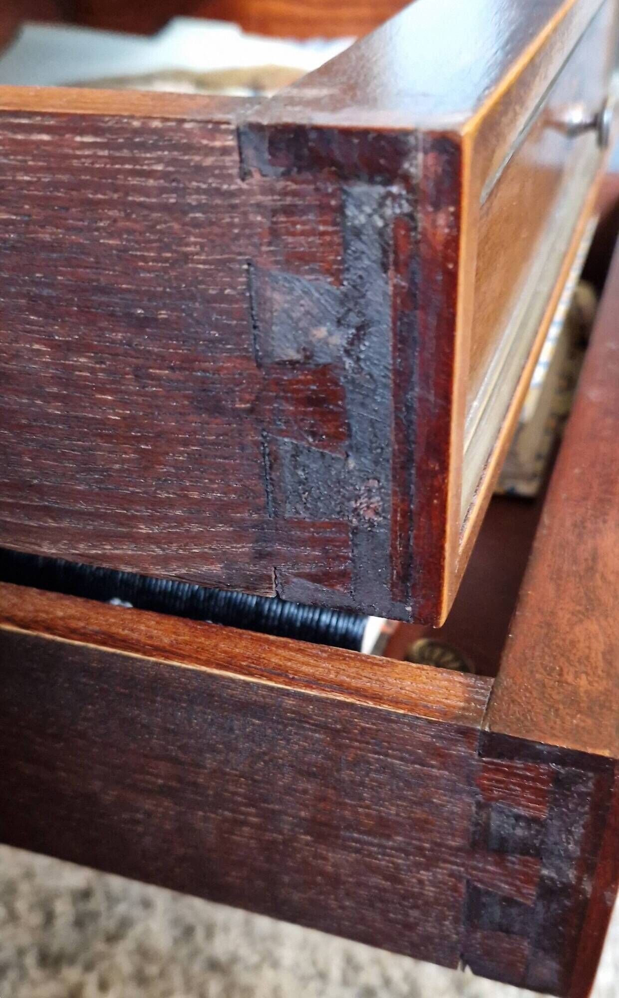 Louis XVI style bedside table from the 20th century.