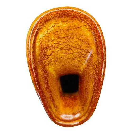 Sculptural ceramic vase by Roberto Rigon for Bertoncello, Italy, 1970s.