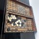 Jeu de Backgammon ancien en Bois Marqueté Syrien
