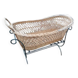 Rattan crib