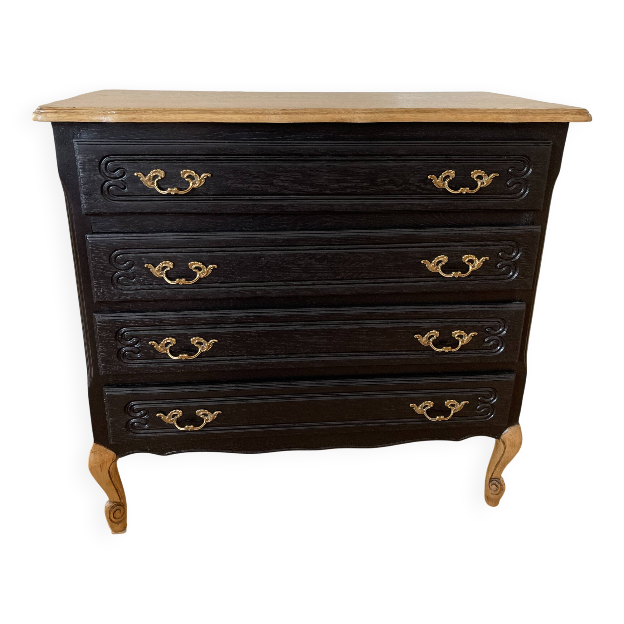 commode noire