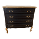 commode noire