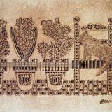 Roger Capron Ceramic Thermometer Plate