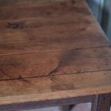 Wooden table with 1 drawer, coffee table, kitchen table, vintage wooden table.