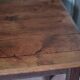 Wooden table with 1 drawer, coffee table, kitchen table, vintage wooden table.