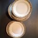 Fine porcelain dessert plates