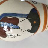 Breton pitcher Henriot Quimper Breton decoration no. 139 circa 1925-1935