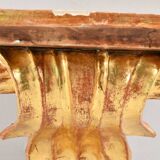 Baroque wall harness console gilded wood