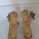 Pair of candlesticks in bronze