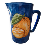 Carafe barbotine citron