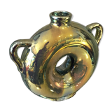 Soliflore in gres flame of rambervillers in the shape of a gourd