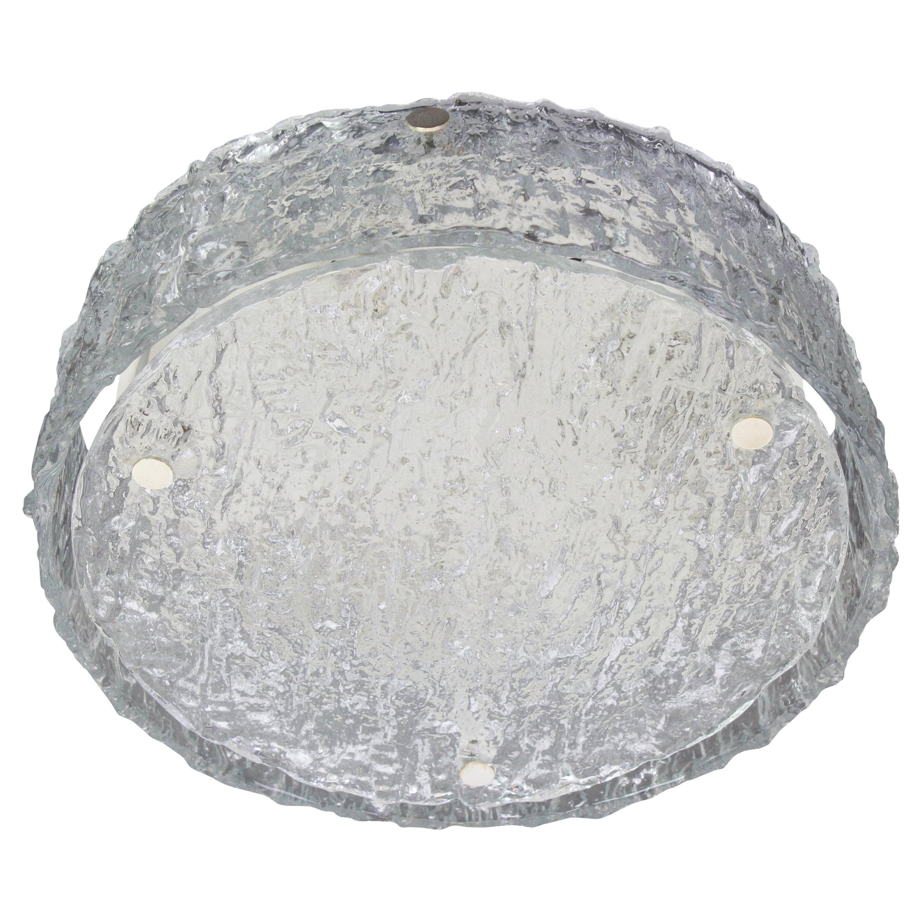 Large Murano Glass Ceiling Light by Kaiser, Germany, 1960s