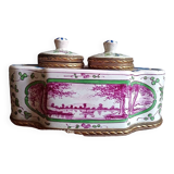 Faience de sceaux - encrier - marque à l'ancre - xviiiè siècle duc de penthièvre