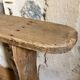 Banc de ferme ancien en bois, rénové