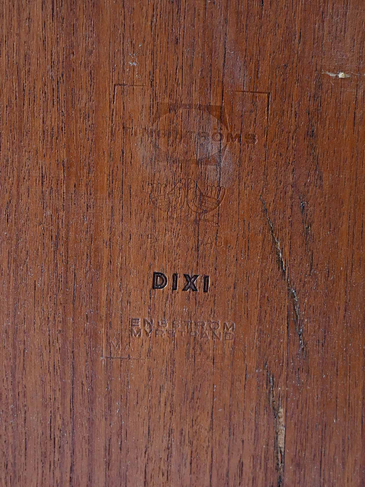 Table de chevet vintage suédoise en teck par Egström & Mírstrand