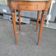 High table old hot water bottle Louis XVI style marble top