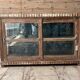 glazed teak buffet with original patina