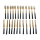 Brass cake cutlery and Bakelite