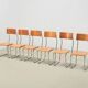 Giuseppe Terragni Set of 6 Lariana Dining Chairs Italy 1936/1990s