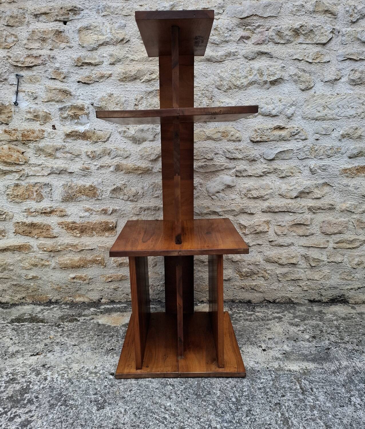 Walnut shelf ART DECO