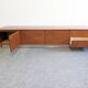 Low Space Age teak sideboard from the 60s/70s