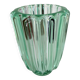 Art deco pressed glass vase, pierre d'avesn.