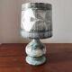 Lampe vintage 70 en onyx gris